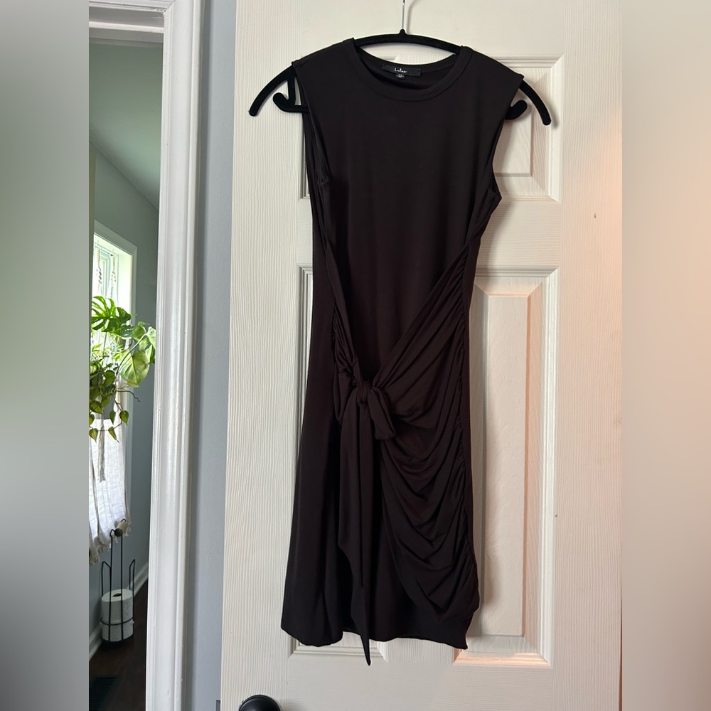 Lulu's Chic Black Wrap Dress